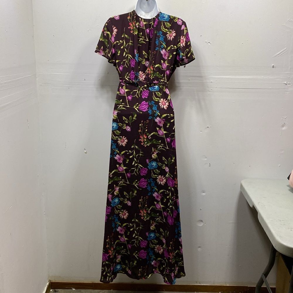 Belle Vere Floral Wrap Dress Small - Picture 6 of 6